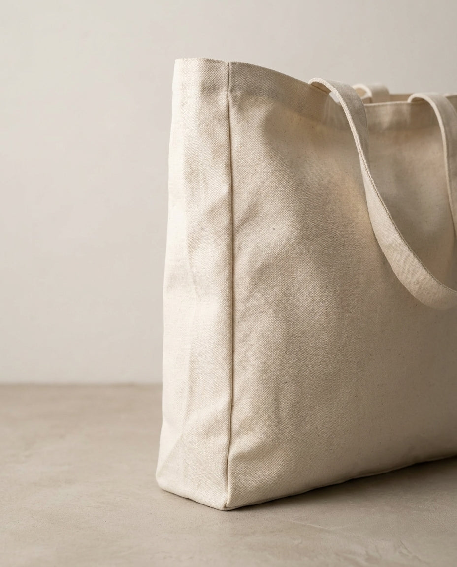 Editorial shot of a structured tote